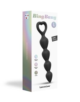 LOVE TO LOVE - BING BANG MAAT L - ANAAL KETTINGEN - ZWART