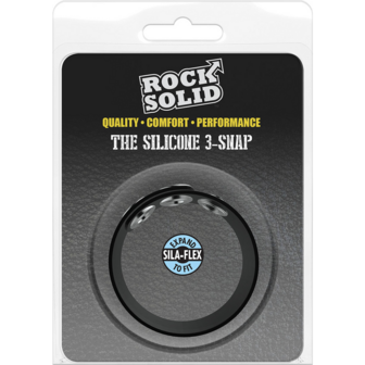 The Silicone 3 Snap - Cockring