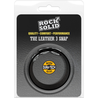 The Leather 3 Snap - Cockring