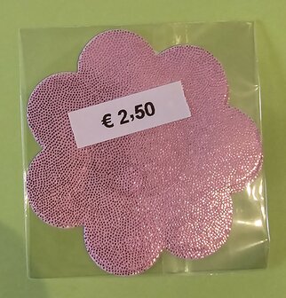 Tepelsticker Licht Roze Bloem