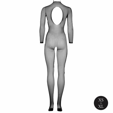 Bodystocking Fishnet Turtle Neck One Size